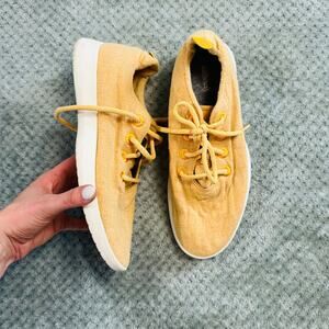 ALLBIRDS Wool Runners Mens Butter Yellow Comfort Sneakers 11